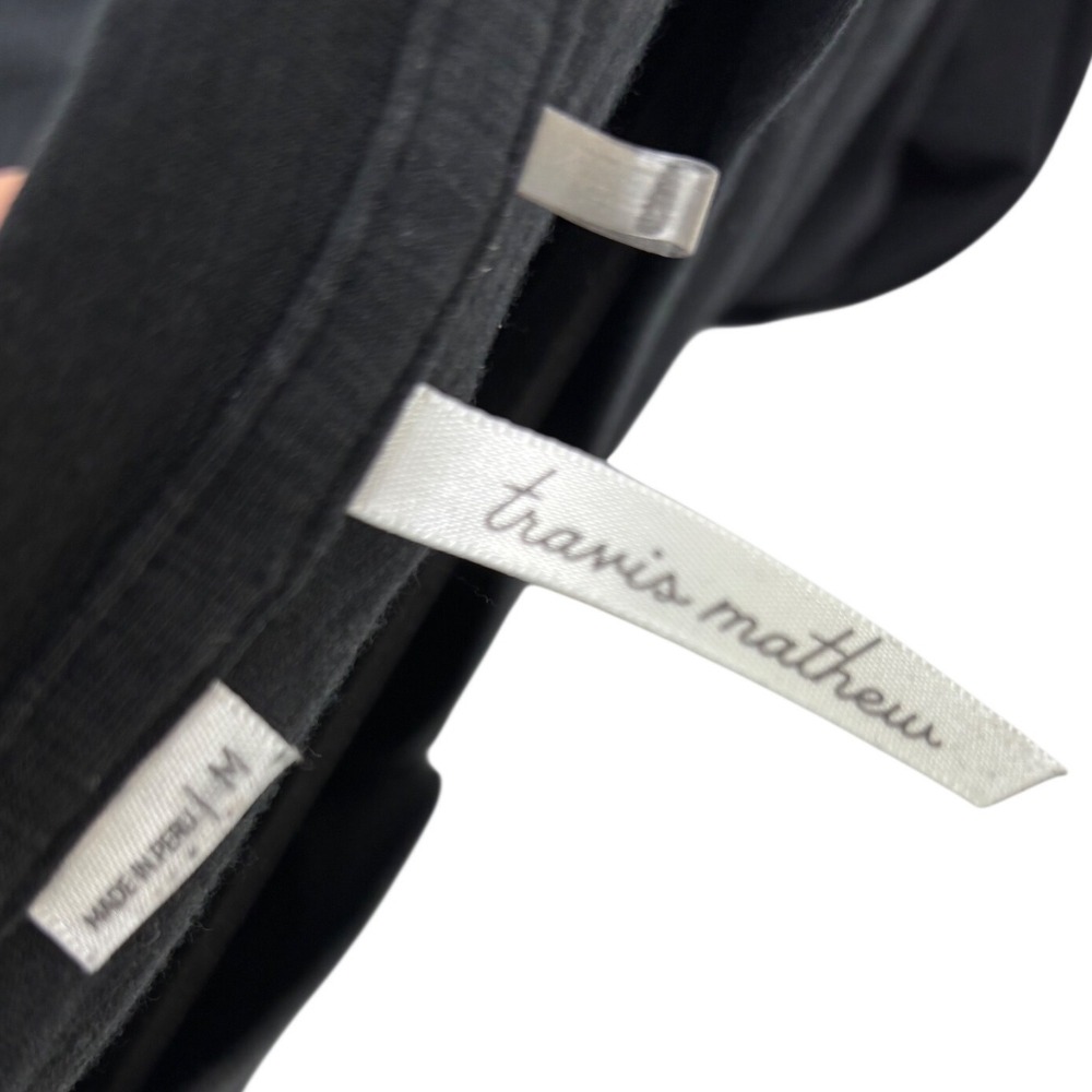 Travis Mathew Womens Charcoal Gray Long Sleeve Henley V-Neck Top Size Medium - Picture 2 of 3